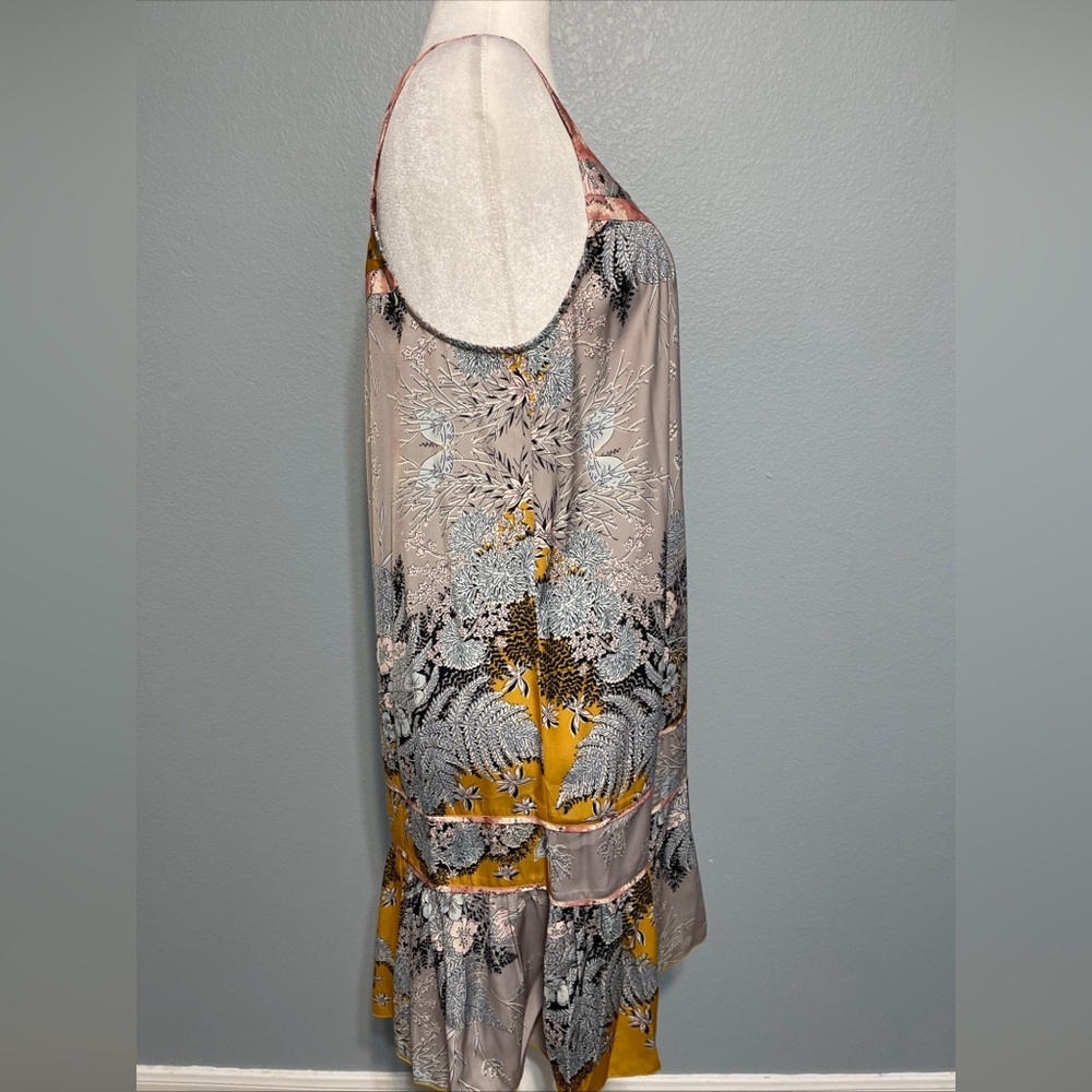 Tiny by Anthropologie Floral Midi Dress Sleeveless Fairy Whimsical Boho Large - Picture 3 of 9